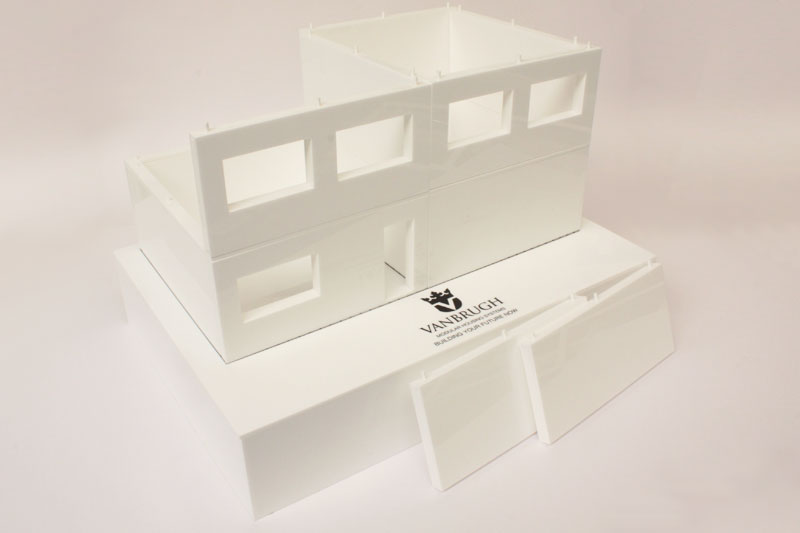 3D modular house model