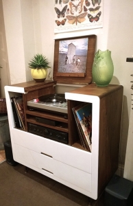 bespoke record player unit