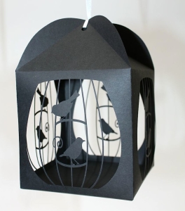 Laser cut birdcage