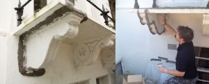 Fibreglass corbel architectural restoration