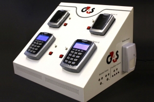 Bespoke acrylic display unit for G4S.