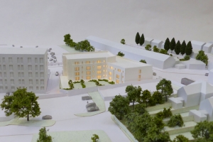 Architectural model 1:200 scale Franklin House Bourneville