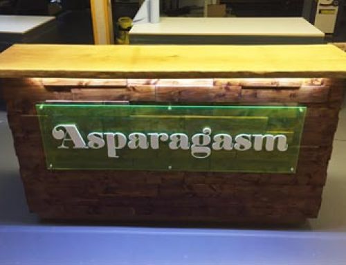 Asparagasm glow-in-the-dark bar top