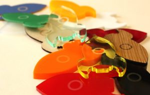 laser cut acrylic shapes