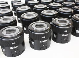 Corporate gifts for Kodak, model replicas of a product.