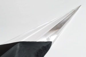 Polished acrylic Nike swoosh tail