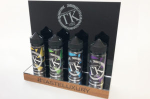 Bespoke POS display stands for e-juice