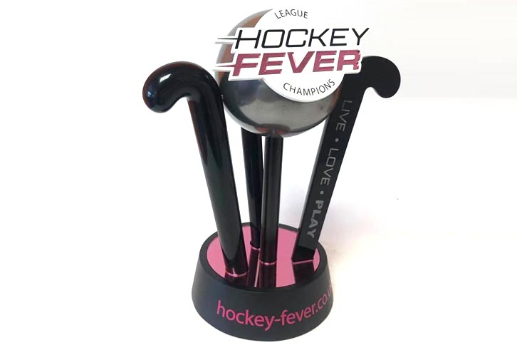 Bespoke hockey trophy for Hockey Fever Cheltenha,