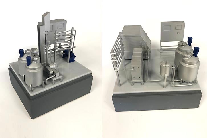 Small industrial models for Glosfume