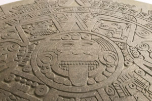 cnc milled Aztec Calendar Prop