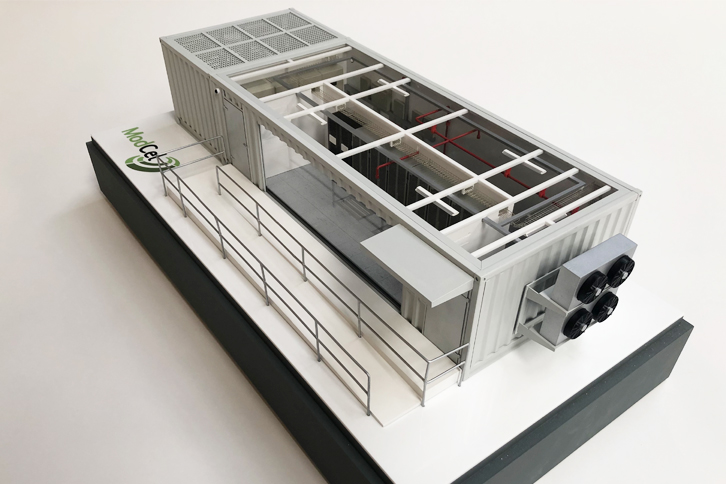 Industrial data center model for tradeshows