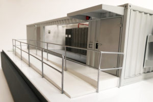 Industrial data center model for tradeshows