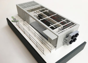 Industrial data center model for tradeshows