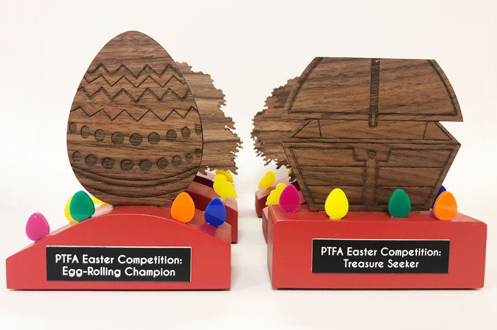 Trophy for Andoversford school Easter competition