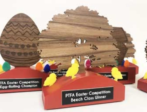 Easter competition trophies