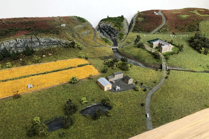 Landscape model for tradeshows