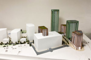 Architectural sales model 1:150 scale