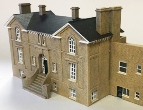 Railway model building