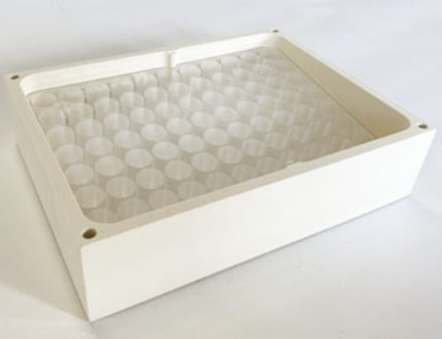 CNC machined vial trays