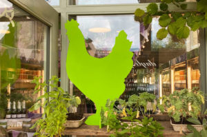 Large animal shapes for Daylesford Organic Farm shop props.