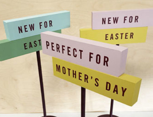 Spring shop signs