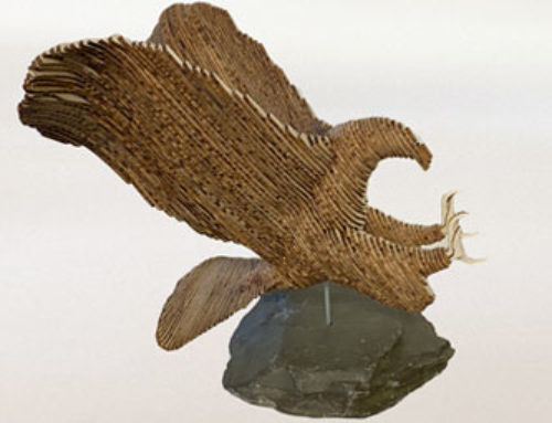 Laser cut Eagle model