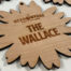 Meadow park wood keyring