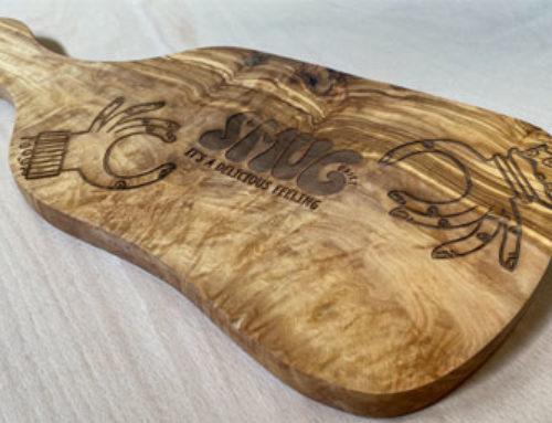 Chopping board engraving