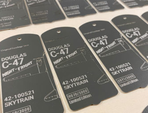 Engraved aviation tags